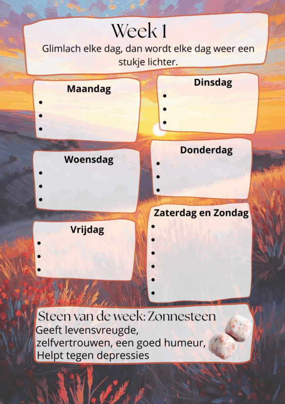 Positiviteit en Dankbaarheid Bladen - Afbeelding 4