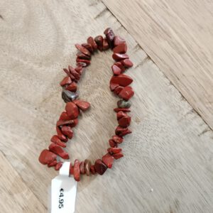 Armband Rode jaspis split